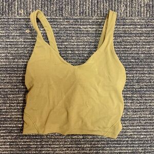 Green Lululemon align tank size 2
